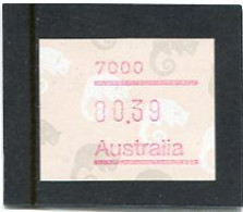 AUSTRALIA - 1988  39c  FRAMA  POSSUM  POSTCODE  7000 (HOBART)  MINT NH - Automaatzegels [ATM]