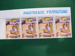 P0LYNESIE YVERT POSTE ORDINAIRE N° 346 BANDE DE 4 TIMBRES NEUFS ** LUXE - MNH -  FACIALE 33,52 EUROS - Ongebruikt