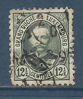 LUXEMBOURG , 12 1/2 C. , Grand Duc Albert I , 1891 - 1893 , N° YT 60 , µ - 1891 Adolfo Di Fronte
