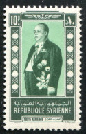 REF 086 > SYRIE < PA N° 96 * * Pdt Taj Eddin El Hassani < Neuf Luxe Voir Dos - MNH * * < Poste Aérienne - Aéro  Air Mail - Luftpost