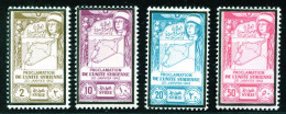 REF 086 > SYRIE < PA N° 101 à 104 * * < Neuf Luxe Voir Dos - MNH * * < Poste Aérienne - Aéro  Air Mail - Poste Aérienne