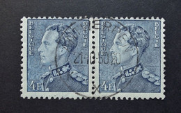 Belgie Belgique - 1950 - OPB/COB  N° 833  (2 Value) - Koning Leopold III  Poortman Obl. -  Antwerpen X . - Used Stamps