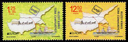 SALE!!! NORTHERN CYPRUS CHIPRE TURCO 2020 EUROPA CEPT Ancient Postal Routes 2 Stamps Set MNH ** - 2020