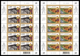 SALE!!! ESTONIA ESTONIE ESTLAND 2020 EUROPA CEPT Ancient Postal Routes 2 Sheetlets Of 10 Stamps MNH ** - 2020