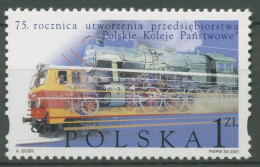 Polen 2001 Eisenbahngesellschaft PKP Lokomotiven 3920 Postfrisch - Unused Stamps