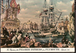 Plymouth - The Departure Of The Pilgrim Fathers - 1620 - Tallships  - Plymouth