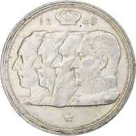 Belgique, Régence Prince Charles, 100 Frank, 1948, Bruxelles, Argent, TTB - 100 Franc