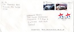 L76672 - USA - 2005 - 37¢ Chevrolet MiF A LpBf HONOLULU, HI -> TOYOHIRA (Japan), M Nachtraeglich-entwertet-Stpl - Cartas & Documentos