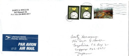 L76676 - USA - 2005 - 60¢ Acadia Park MiF A LpBf SAN FRANCISCO, CA-> TOYOHIRA (Japan), M Nachtraeglich-entwertet-Stpl - Lettres & Documents