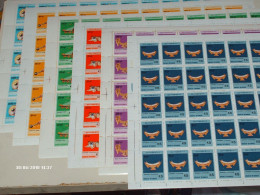 BURMA/MYANMAR STAMP 1998 ISSUED INSTRUEMENT COMPLETE WHOLE 6-SHEETS SET, MNH - Myanmar (Burma 1948-...)