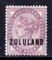 Zululand - Scott #2 - MH - Minor Toning Spot UL Corner - SCV $30 - Zululand (1888-1902)