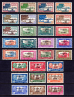 Wallis And Futuna - Scott #43//81 - MH - Gum Loss/thinning - SCV $32 - Oblitérés