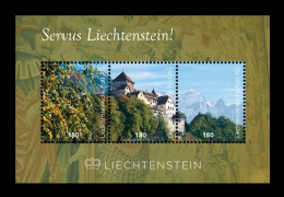 Liechtenstein (die.Marke) 2022 #206/08 (Bl.6) Vaduz Castle MNH ** - Unused Stamps