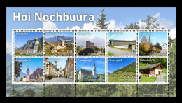 Liechtenstein (die.Marke) 2023 #320/29 Hoi Nochbuura. Swiss And Austrian Communities Bordering Liechtenstein MNH ** - Ungebraucht