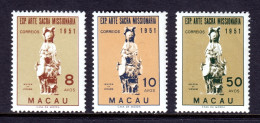 Macao - Scott #368-370 - MH - See Description - SCV $40 - Neufs