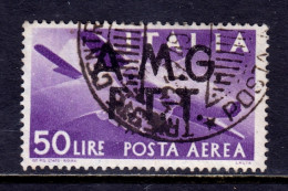 Italy (Trieste) - Scott #C6 - Used - A Bit Of Remnant Gum - SCV $25 - Airmail