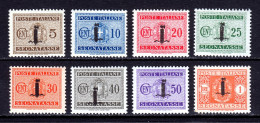 Italian Social Republic - Scott #J1//J9 - MH - Short Set - SCV $40 - Portomarken