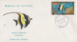 Enveloppe  FDC   1er  Jour   WALLIS  Et  FUTUNA    Poissons    1978 - FDC