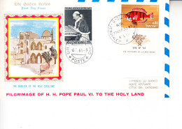 VATICANO 1964 - Visita Papa Al Santo  Sepolcro - Israele - Lettres & Documents