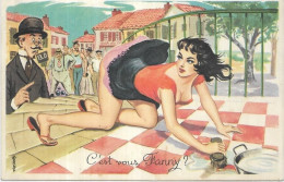 SPORTS. PETANQUE.C EST VOUS FANNY. CARTE ECRITE - Bowls