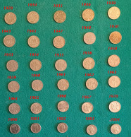 GRAN BRETAGNA 30 Monete Originali Differenti Per Data 6 Pence 5 Pence - Andere & Zonder Classificatie