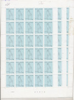 TIMBRE  ZEGEL STAMP BELGIQUE 3 PLANCHES  30 X LE No 1224 PELERINAGE AU FORT DE BREENDONK  XX - Unclassified