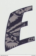 RIFF REB'S : Lettre E Noire Pour Librairie ARCADE - Illustrators P - R