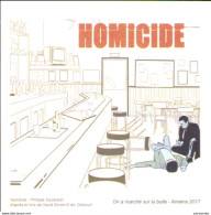 SQUARZONI : Exlibris Salon Amiens 2017 Pour HOMICIDE - Künstler P - R