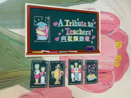 Hong Kong Stamp 2016 A Tribute To Teachers Book Love - Covers & Documents