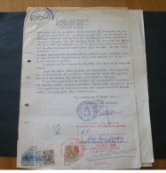 GREECE LEBANON BRITISH TAX TAXE FISCAL ORIGINAL DOCUMENT REVENUE RARE - Briefe U. Dokumente