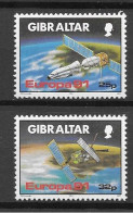 Gibraltar 1991.  Europa Mi 613-14  (**) - 1991