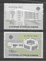 Cyprus 1987.  Europa Mi 681-82  (**) - 1987