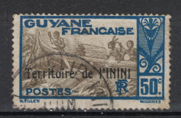 Inini - Yvert 12 Oblitéré ST-ELIE - Scott#15 - Used Stamps