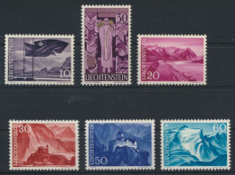 Liechtenstein 381-385 Freimarken Landschaften Luxus Postfrisch MNH KatWert 6,50 - Brieven En Documenten