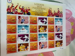 Hong Kong MNH Sheet Stamp 2012 Table Tennis Race Swim Fencing - Lettres & Documents