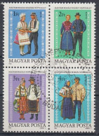 HUNGARY 3510-3513,used,falc Hinged - Gebruikt