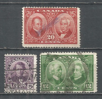 Canada 1928 Year, Used Stamps Set Mi.# 124-26 - Gebraucht