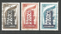 Luxembourg 1956 Used Stamps Set Mi # 555-557 Europa Cept - Gebruikt