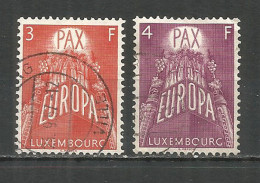 Luxembourg 1957 Used Stamps Set Mi # 572-574 Europa - Used Stamps