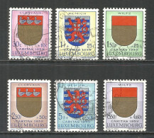 Luxembourg 1959 Used Stamps Set Mi # 612-617 - Gebraucht