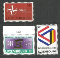 Luxembourg 1969 Year, Mint Stamps MNH (**)   - Neufs