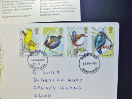 Great Britain - FDC - 1980 - 1 Envelope  - British Birds   - With Insert - Cancellation Southend-on Sea - Essex - 1971-1980 Em. Décimales