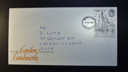 Great Britain - FDC - 1980 - 1 Envelope  - London Landmarks   - With Insert - Cancellation Southend-on Sea - Essex - 1971-1980 Em. Décimales