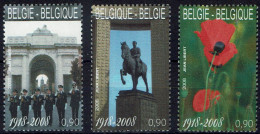 Belgie 2008 -  OBP 3842-44 - Ieper - Guerre Mondiale (Première)