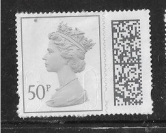 GB 2022 QE Ll 50p SLATE GREY BARCODED DEFINITIVE - Usati