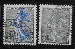 FRANCE Yvert N° 1234A Oblitéré Couleur Bleue Quasiment Absente - Oblitérés