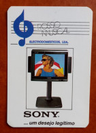 Calendrier De Poche, Sony. 1988 - Klein Formaat: 1981-90