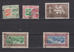 Lot De Timbres  Oblitérés De Zanzibar De 1952 Et 1961 - Zanzibar (...-1963)