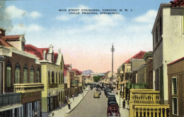Curacao, N.W.I., WILLEMSTAD, Main Street Otrabanda 1930s Kropp 4481N Postcard (1) - Curaçao