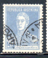 ARGENTINA 1927 1930 JOSE DE SAN MARTIN 20c USED USADO OBLITERE' - Gebraucht